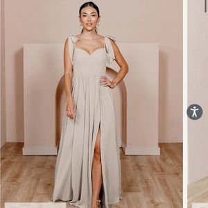 Serenity Chiffon Bridesmaid Dress from Revelry